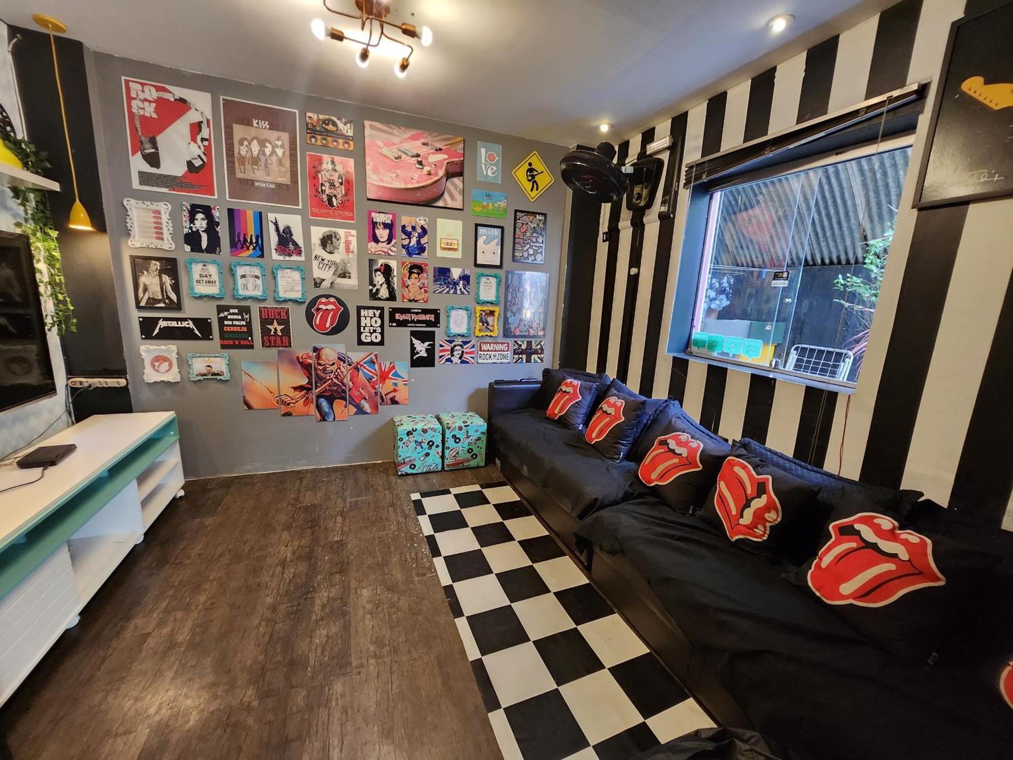 Vila Rock Hostel - Proximo Allianz Parque, Vila Madalena, Av Paulista, Hospital Das Clinicas Incor Fmusp Сан-Пауло Экстерьер фото